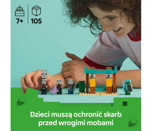 LEGO Minecraft 21267 Pustynny patrol złosadników - 1283660 - zdjęcie 4